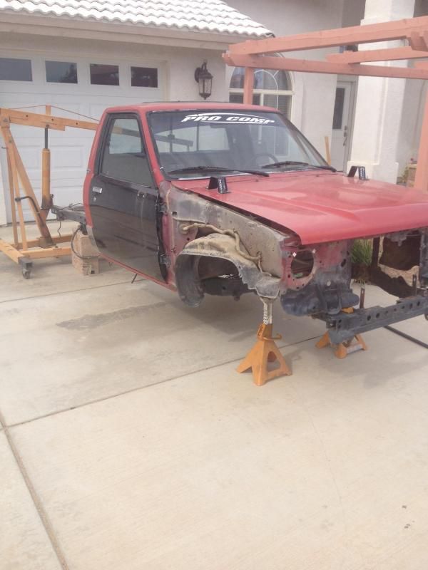 1984 Toyota 4x4 single cab (cab and chassis only) Pirate 4x4